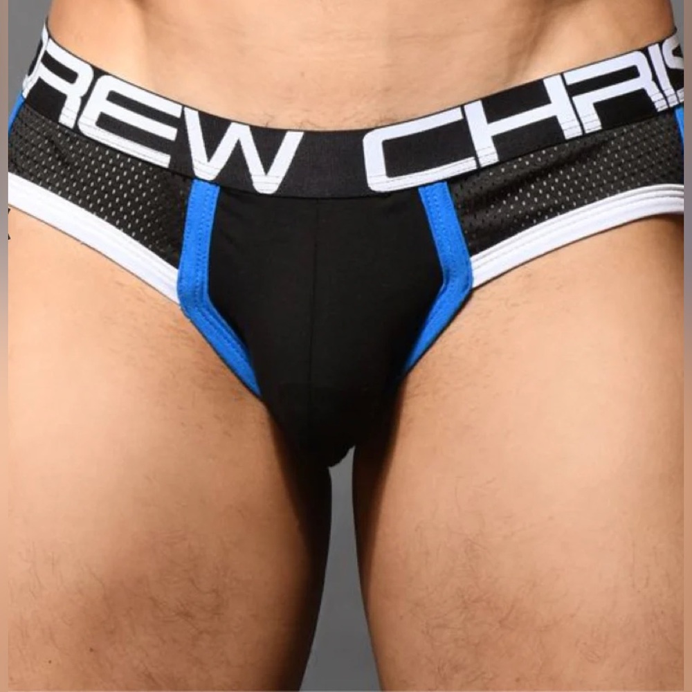 NEW Andrew Christian Men's Show-It Sports Mesh Brief Underwear Size LARGE